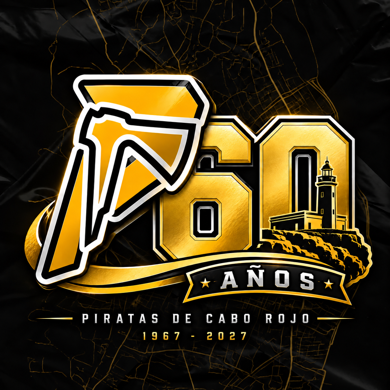60 años Piratas de Cabo Rojo 1967–2027